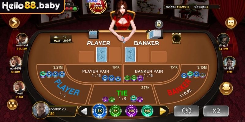 Baccarat HELLO88 - Cách Chơi Game Bài Đối Kháng Hấp Dẫn 2 Quy tắc rút lá thứ ba