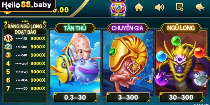 Bắn Cá Ngũ Long - Tựa Game Đổi Thưởng Hấp Dẫn Tại HELLO88 2 Phòng Boss Đặc Biệt