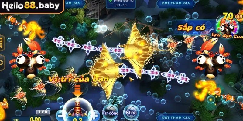 Tiền Long Đánh Cá - Game Đổi Thưởng Hấp Dẫn Tại HELLO88 3 Sử dụng bom khi boss xuất hiện